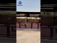 جبهات الحصان المصنوعة من الحديد مع معالجات سطحية من نوع الخشب والخيزران