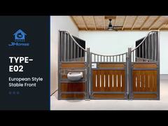 سقف الفروسية الجاهزة الحرة الأوروبية أكشاك الخيول معدات اسطبلات المزرعة